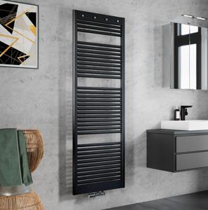 Handdoekradiator HSK Line Pro | 60x177.5 cm | CV en/of electrische werking | Grafiet-zwart