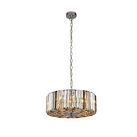 Searchlight HanglampChapeau 42cm chroom met kristalglas - 82101-4CC