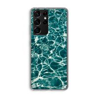 Weerkaatsing water: Samsung Galaxy S21 Ultra Transparant Hoesje
