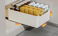 KlimPaws SlideRack - Uitschuifbare Keuken Organizer met Ladegeleider