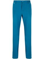 Dolce & Gabbana pantalon de costume à détails satinés - Bleu - thumbnail