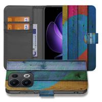 OPPO Reno 13 Pro | Book Style Case | Wood Heart - Cadeau voor je Vriend