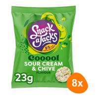 Snack a Jacks - Rijstwafels Sour Cream & Chive - 8x 23g