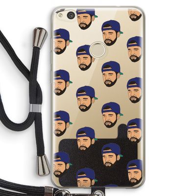 Drake Away: Huawei Ascend P8 Lite (2017) Transparant Hoesje met koord