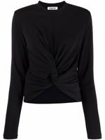 AMBUSH t-shirt à détail de nœud - Noir