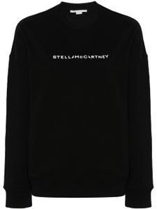 Stella McCartney sweat en coton à logo imprimé - Noir