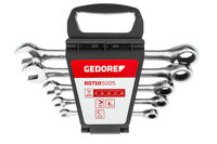 Gedore r07105005 | ringratel-steeksleutelset | sw 8 - 19 mm | 5-delig - 3300849
