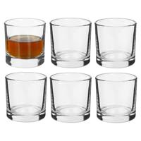 Alessandro Shotglaasjes Istambul - 6x stuks - glas - 40 ml - borrelglazen - likeurglazen