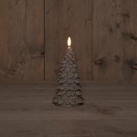 B.O.T. 3D Wick Taupe Christmas Tree Wax 9,5X20 cm - Annas collection
