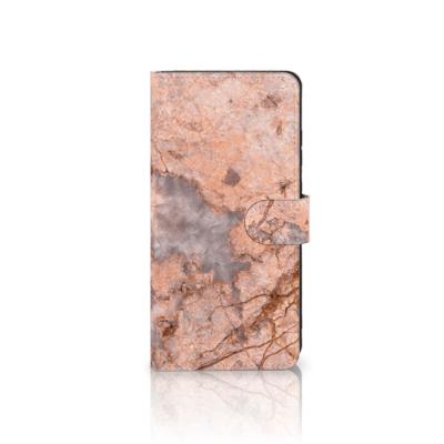 Samsung Galaxy S25 Ultra | Bookcase | Marmer Oranje