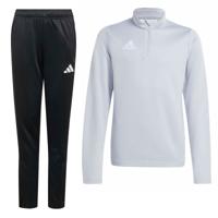 adidas Entrada 26 Trainingspak 1/4-Zip Kids Grijs Zwart