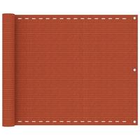 VidaXL Balkonscherm 75x300 cm hdpe oranje