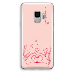 Love is in the air: Samsung Galaxy S9 Transparant Hoesje