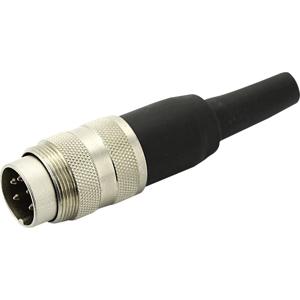 Amphenol T 3300 001 Ronde connector Stekker, recht Totaal aantal polen: 4 Serie (ronde connectoren): C091 1 stuk(s)