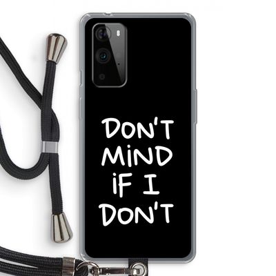 Don't Mind: OnePlus 9 Pro Transparant Hoesje met koord