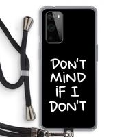 Don't Mind: OnePlus 9 Pro Transparant Hoesje met koord