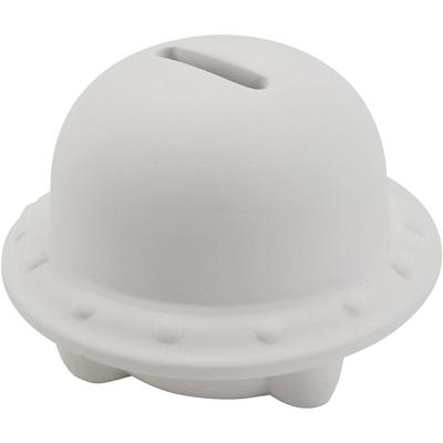 Creativ Company Dierenspaarpot, ufo, afm 9x9x8 cm, 6 stuk/ 1 doos