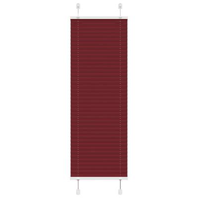 Pliss rolgordijn 40x150 cm stofbreedte 39,4 cm bordeauxrood