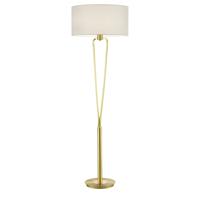 Trio Design schemerlamp Paris II goud met witte lampenkap 400200108