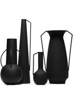 POLSPOTTEN lot de quatre vases Roman - Noir