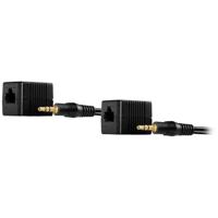 LINDY 70450 Audio-extender Audio, stereo (3.5 mm jackplug) Via netwerkkabel RJ45 100 m