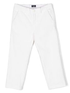 Il Gufo pantalon droit en velours côtelé - Blanc