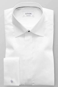 ETON Contemporary Fit Gala shirt wit, Effen