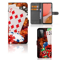 Samsung Galaxy A72 Wallet Case met Pasjes Casino