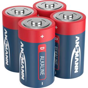 Ansmann LR20 Red-Line D batterij (mono) Alkaline 1.5 V 4 stuk(s)