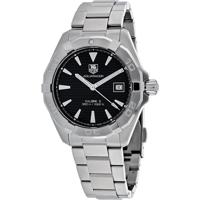 TAG Heuer Aquaracer stalen zwarte wijzerplaat automatisch herenhorloge WAY2110.BA0928