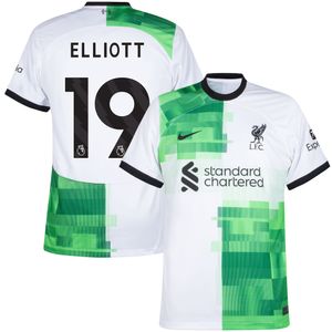 Liverpool Shirt Uit 2023-2024 + Elliott 19