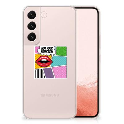 Samsung Galaxy S22 | Sillicone Back Cover | Popart Princess
