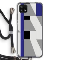 Gestalte 2: Samsung Galaxy A22 5G Transparant Hoesje met koord