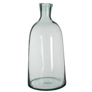 Mica Decorations Florine Glazen Fles - H58 x Ø26 cm - Gerecycled Glas