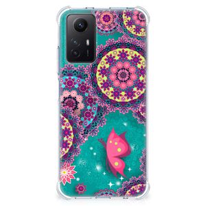 Xiaomi Redmi Note 12s Back Cover Cirkels en Vlinders