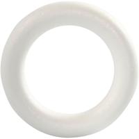 Creativ Company Ring, afm 17 cm, dikte 30 mm, wit, 1 stuk Creativ Company Ring, afm 17 cm, dikte 30 mm, wit, 1 stuk