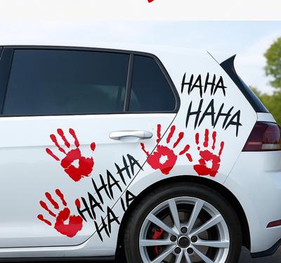 Joker-stijl zijafbeelding autosticker