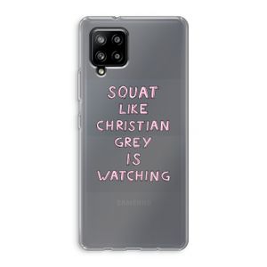 Christian Grey: Samsung Galaxy A42 5G Transparant Hoesje