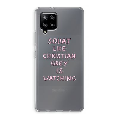 Christian Grey: Samsung Galaxy A42 5G Transparant Hoesje