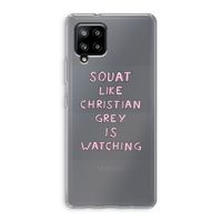 Christian Grey: Samsung Galaxy A42 5G Transparant Hoesje