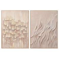 Schilderij Home ESPRIT Modern 103 x 4 x 143 cm (2 Stuks)