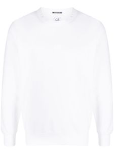 C.P. Company sweat en coton stretch Metropolis à patch logo - Blanc