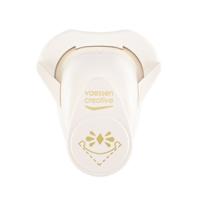 Vaessen Creative • hoekpons ruit met sierrand 1,8x2,3cm