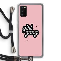 Girl Gang: Samsung Galaxy A41 Transparant Hoesje met koord