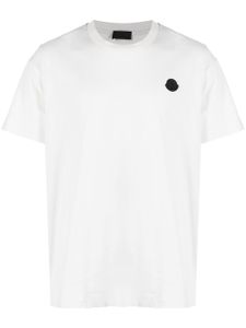 Moncler t-shirt à patch logo - Gris