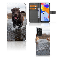 Xiaomi Redmi Note 11 Pro 5G/4G Telefoonhoesje met Pasjes Honden Labrador - thumbnail
