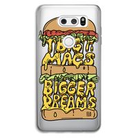 Big Macs Bigger Dreams: LG V30 Transparant Hoesje Big Macs Bigger Dreams: LG V30 Transparant Hoesje