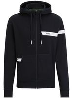 BOSS hoodie à rayures - Noir