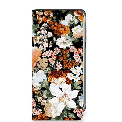 Smart Cover voor Samsung Galaxy A16 5G/4G Dark Flowers Smart Cover voor Samsung Galaxy A16 5G/4G Dark Flowers