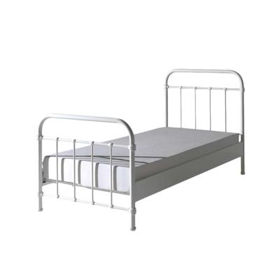 Leen Bakker - Vipack Bed New York - 90x200 Cm - Metaal - Wit
